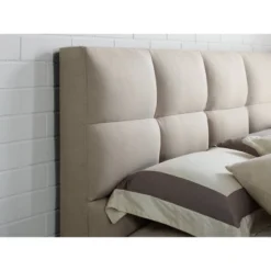 Zelda Upholstered Platform Bed - Lifestyle Solutions -Baxton Furniture Store GUEST 01b83dbb 7c97 4b04 a263 da6dfea86875
