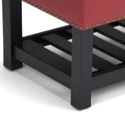 Riley Storage Ottoman Bench Faux Leather - WyndenHall -Baxton Furniture Store GUEST 01c8d6d9 2576 450b a1be 9e649c610dde