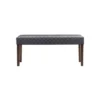 Cheshire Accent Bench Gray - 510 Design -Baxton Furniture Store GUEST 01dd73e1 aea1 4a65 9202 67eb958293f9