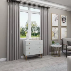 Modern 3 Drawer Wooden Chest White - Olivia & May 27 Modern 3 Drawer Wooden Chest White - Olivia & May -Baxton Furniture Store GUEST 0288481c f994 4bd4 9b81 21704f598565