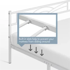Yaheetech Metal Platform Bed Frame With Cloud-inspired Design Headboard -Baxton Furniture Store GUEST 04b23dbc cf39 4db2 8802 0b1465c22c20