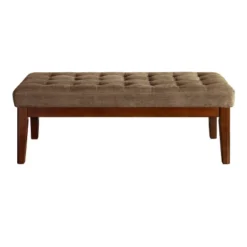 Claire Tufted Upholstered Bench - Adore Decor -Baxton Furniture Store GUEST 059b41dd ebd0 4fcd ada3 fea61056afee