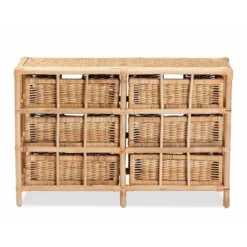 Dariana Rattan 6 Drawer Storage Cabinet Natural/Brown - Bali & Pari 16 Dariana Rattan 6 Drawer Storage Cabinet Natural/Brown - Bali & Pari -Baxton Furniture Store GUEST 084c8fd5 4283 4a79 b10e 033c7e8f8315