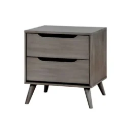 Mid-Century Modern Nightstand - Benzara -Baxton Furniture Store GUEST 08a01489 afd3 418b b693 3483741afd7d