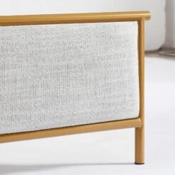 Classic Upholstered Platform Bed With Metal Frame And Solid Wood Ribs, Light Gray-ModernLuxe 13 Classic Upholstered Platform Bed With Metal Frame And Solid Wood Ribs, Light Gray-ModernLuxe -Baxton Furniture Store GUEST 08ba159f 1532 4d88 89f3 2ad040e03803