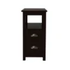 Organnice Brown Narrow Nightstand