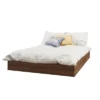 Full Newport Platform Bed And Headboard Walnut - Nexera -Baxton Furniture Store GUEST 0a7bed28 5b63 4190 82e8 f2657a5a2afc