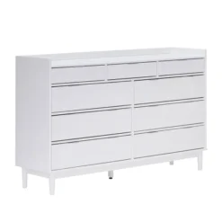 Mid-Century Modern Solid Wood 9 Drawer Horizontal Dresser - Saracina Home 23 Mid-Century Modern Solid Wood 9 Drawer Horizontal Dresser - Saracina Home -Baxton Furniture Store GUEST 0b48733e 6e99 4e9f 9b7c 01a58b239330