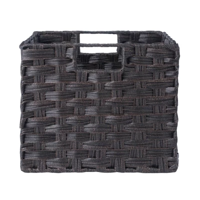 29.21" 4pc Leo Storage Shelf With Baskets Espresso/Chocolate - Winsome 12 29.21" 4pc Leo Storage Shelf With Baskets Espresso/Chocolate - Winsome - Image 10