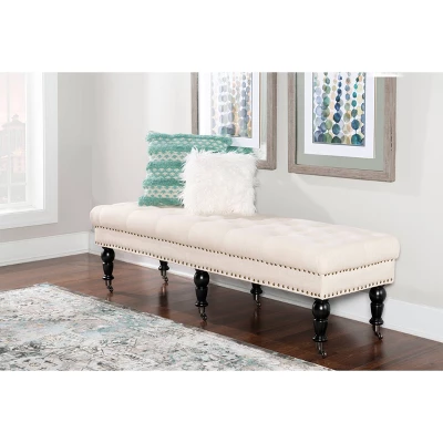 62" Isabelle Bench - Linon 7 62" Isabelle Bench - Linon - Image 5