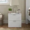 Delmar Wood 2 Drawer Nightstand Matte White - Hillsdale Furniture -Baxton Furniture Store GUEST 1274d2e4 50c6 4eac 8c30 c2edbaaac271