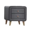 20" Valda Nightstand Light Gray Fabric - Acme Furniture -Baxton Furniture Store GUEST 129b5913 8d9b 4d93 835b a195c7122975