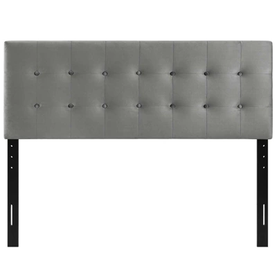 Emily Queen Biscuit Tufted Performance Velvet Headboard - Modway 4 Emily Queen Biscuit Tufted Performance Velvet Headboard - Modway - Image 2