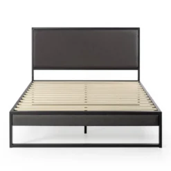 Christina Platform Bed Frame With Headboard Gray - Zinus 13 Christina Platform Bed Frame With Headboard Gray - Zinus -Baxton Furniture Store GUEST 141a4050 edd6 4856 9aea 9b68713dafc6