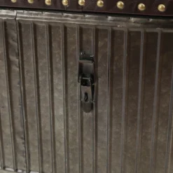 LuxenHome 47.5in. W Metal And Faux Leather Bench. 17 LuxenHome 47.5in. W Metal And Faux Leather Bench. -Baxton Furniture Store GUEST 14a85833 ea0c 49d8 848b 3b614c9a74df