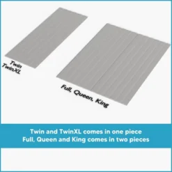 Continental Sleep, 0.75-Inch Vertical Mattress Support Wooden Bunkie Board/Slats With Cover -Baxton Furniture Store GUEST 14fc7626 bbff 439d 8708 a028544383f7