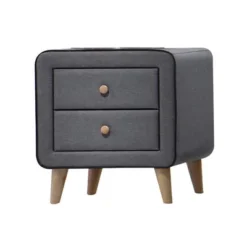 20" Valda Nightstand Light Gray Fabric - Acme Furniture -Baxton Furniture Store GUEST 17c71db8 2e7e 4980 90a1 898d3a33880b