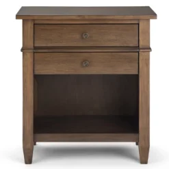 24" Sterling Solid Wood Nightstand - WyndenHall -Baxton Furniture Store GUEST 19043078 948d 4374 be43 20703e1b9dc9