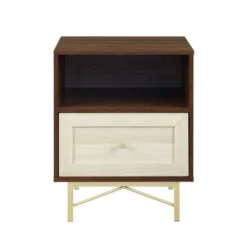 Jones Modern 1 Drawer Nightstand With Cubby - Saracina Home 13 Jones Modern 1 Drawer Nightstand With Cubby - Saracina Home -Baxton Furniture Store GUEST 1953cdc9 c49e 40f2 858e 89622268d814