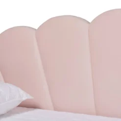 Queen Timila Velvet Fabric Upholstered Daybed Light Pink - Baxton Studio -Baxton Furniture Store GUEST 19b49e95 f9d8 4106 85ea 4b850b700841