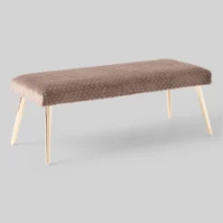 Capernaum Faux Fur Bench - Christopher Knight Home -Baxton Furniture Store GUEST 1af5cfa1 0904 4379 ab24 7bffe5013bfe