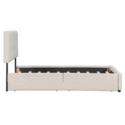 Upholstered Queen Size Platform Bed With Classic Headboard And 4 Drawers-ModernLuxe -Baxton Furniture Store GUEST 1ca78bf6 3953 4315 976d ce2ac36f5992