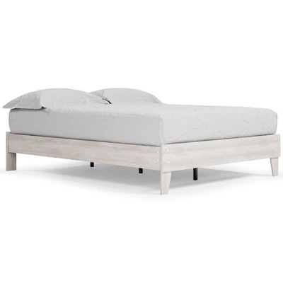 Paxberry Platform Bed Whitewash - Signature Design By Ashley 3 Paxberry Platform Bed Whitewash - Signature Design By Ashley