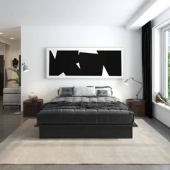 King Milania Faux Leather Upholstered Platform Bed - Room & Joy 13 King Milania Faux Leather Upholstered Platform Bed - Room & Joy -Baxton Furniture Store GUEST 1fd4a429 c17e 4b3c 8cb5 82886a59d930