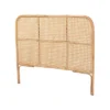 Queen Linette Natural Rattan Headboard Brown - Bali & Pari