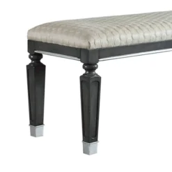 55" House Beatrice Two-Tone Ottoman Beige Fabric/Charcoal/Light Gray - Acme Furniture -Baxton Furniture Store GUEST 20c5a56a a6f3 48c7 9a5c 626cd7946892
