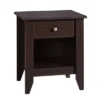 Shoal Creek Nightstand With Drawer & Storage Shelf - Jamocha Wood - Sauder -Baxton Furniture Store GUEST 25149f64 ae50 4335 b8c8 d646e14a363e