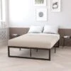 Flash Furniture 14 Inch Metal Platform Bed Frame - No Box Spring Needed With Steel Slat Support And Quick Lock Functionality -Baxton Furniture Store GUEST 27cd4897 554d 4766 a97a ce7deb971ccc