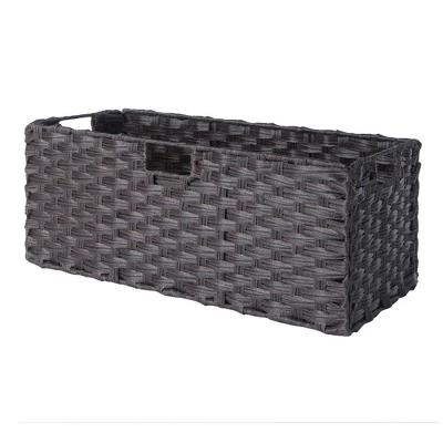 29.21" 4pc Leo Storage Shelf With Baskets Espresso/Chocolate - Winsome 13 29.21" 4pc Leo Storage Shelf With Baskets Espresso/Chocolate - Winsome - Image 11