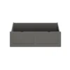 Twin Foot Drawer Gray - AFI -Baxton Furniture Store GUEST 2bd9cc5e aba6 4d4c 8a1f 0edd40741f4c
