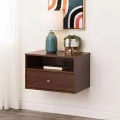 Floating 1 Drawer Nightstand With Open Shelf - Prepac 27 Floating 1 Drawer Nightstand With Open Shelf - Prepac -Baxton Furniture Store GUEST 2c5e8e4e 5510 4b3b b940 1115565f498d