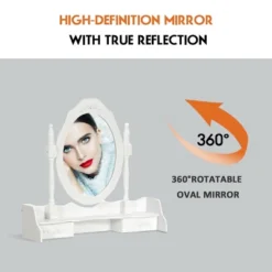 Costway Vanity Wood Makeup Dressing Table Stool 4 Drawers Black/White 14 Costway Vanity Wood Makeup Dressing Table Stool 4 Drawers Black/White -Baxton Furniture Store GUEST 2d0917f6 e883 4905 aa3d 5ed159eb96e4