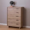 Fynn 5 Drawer Chest Rustic Oak - South Shore