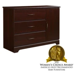 Storkcraft Brookside 3-Drawer Combo Dresser - Espresso