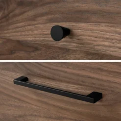 Flam 5 Drawer Chest Natural Walnut/Matte Black - South Shore 11 Flam 5 Drawer Chest Natural Walnut/Matte Black - South Shore -Baxton Furniture Store GUEST 2f2fe567 7e2e 4c93 965e 231c721374f8