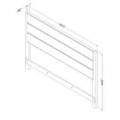 Munich Headboard Weathered Oak/Matte Black - South Shore 15 Munich Headboard Weathered Oak/Matte Black - South Shore -Baxton Furniture Store GUEST 306e3a7e 44c5 4558 8473 6bdbe4e7b917
