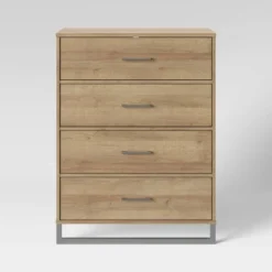 Mixed Material 4 Drawer Dresser - Room Essentials™ -Baxton Furniture Store GUEST 316d418d 8f78 4949 8fcd 6421703ea1f3