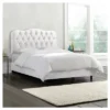 Seville Velvet Upholstered Bed - Skyline Furniture