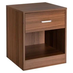 Costway Set Of 2 Nightstand End Side Table Storage Cabinet W/ Drawer Home Office -Baxton Furniture Store GUEST 36a293e1 4494 412c a229 2ee9d31a1b0f