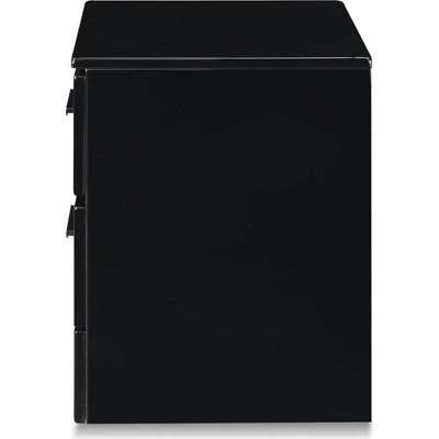 Hudson 2 Drawer Nightstand Black - ClickDecor 7 Hudson 2 Drawer Nightstand Black - ClickDecor - Image 5