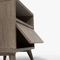 ELuxury Chevron Wood Nightstand With Drawer -Baxton Furniture Store GUEST 39f63c7a 134c 4200 adc2 d10c104e257d