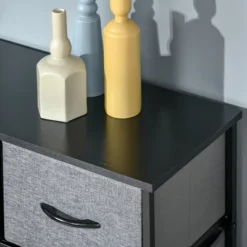 HOMCOM 9 Drawers Storage Chest Dresser Organizer Unit W/ Steel Frame, Wood Top, Easy Pull Fabric Bins, For Bedroom, Hallway, Closet, Entryway 13 HOMCOM 9 Drawers Storage Chest Dresser Organizer Unit W/ Steel Frame, Wood Top, Easy Pull Fabric Bins, For Bedroom, Hallway, Closet, Entryway -Baxton Furniture Store GUEST 3ab4fc09 44f4 4b61 a3df 6a2aa171a879