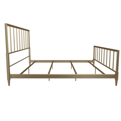 King Blair Brass Metal Bed - CosmoLiving By Cosmopolitan 7 King Blair Brass Metal Bed - CosmoLiving By Cosmopolitan - Image 5