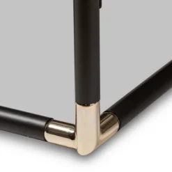 Queen Eva Vintage Industrial Finished Metal Canopy Bed Black - Baxton Studio -Baxton Furniture Store GUEST 3ceefaa3 b259 4c31 96d7 834ab8fceadb