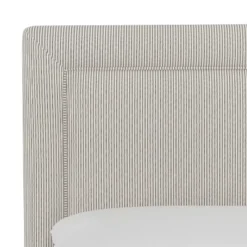 Empire Upholstered Bed In Oxford Striped Taupe - Skyline Furniture -Baxton Furniture Store GUEST 3d5ff023 5e51 452b 851c 5b35527669d6