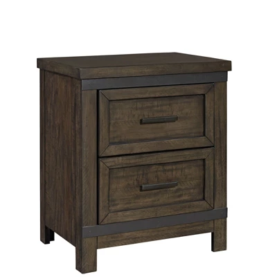 2 Drawer Night Stand In Brown - Liberty Furniture 3 2 Drawer Night Stand In Brown - Liberty Furniture